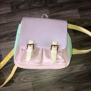 Cute Lether Backpack